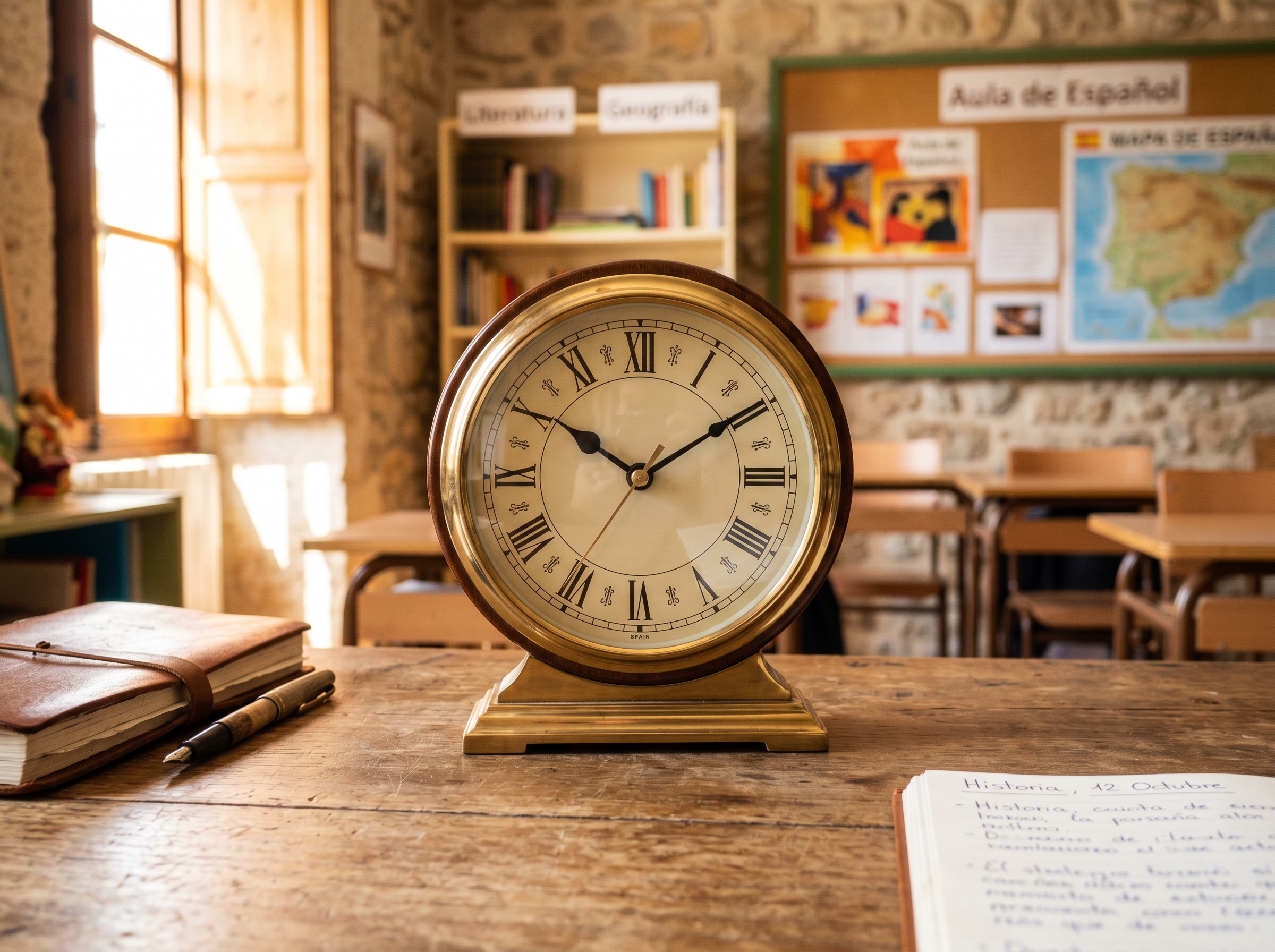 A clock for un reloj